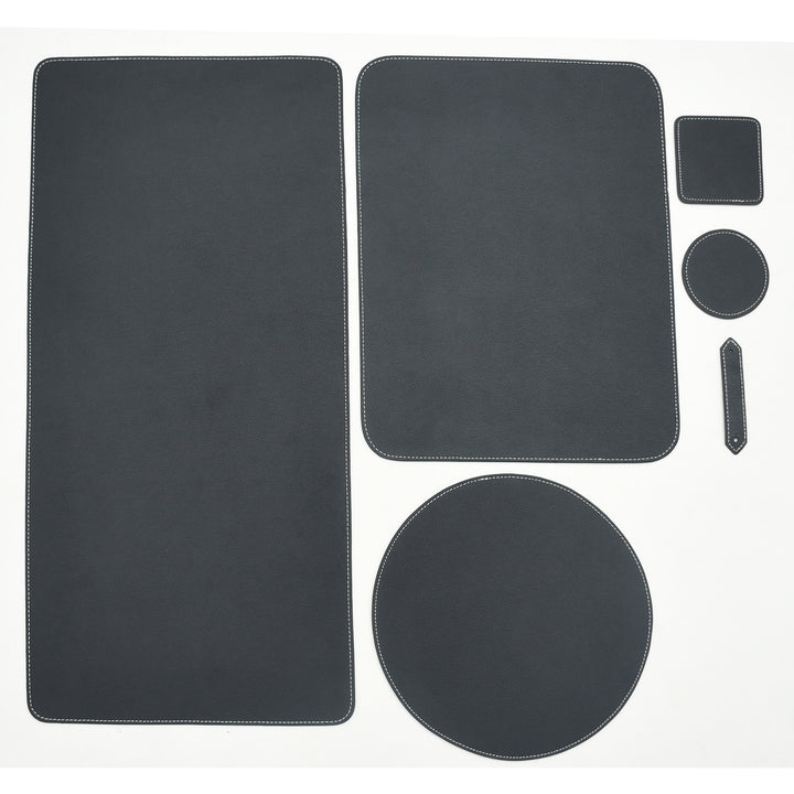 Luxury Handmade Genuine Leather Desk Mat Set – Premium Office Accessories