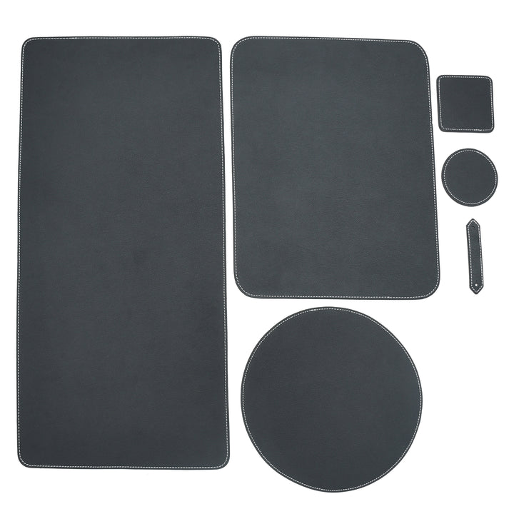 Luxury Handmade Genuine Leather Desk Mat Set – Premium Office Accessories