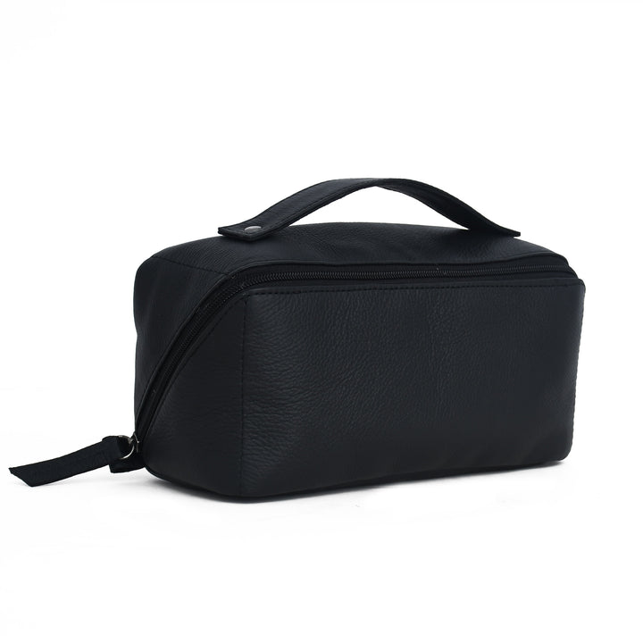 Premium Handmade Genuine Leather Luxury Toiletry Bag & Travel Organizer