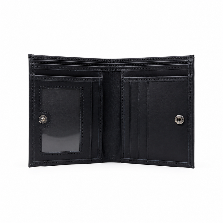 Premium Handmade Black Genuine Leather Wallet for Men