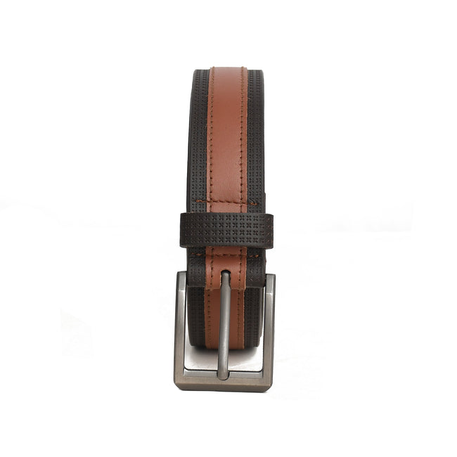 Premium Hand Made Genuine Leather Dual-Tone Designer Belt