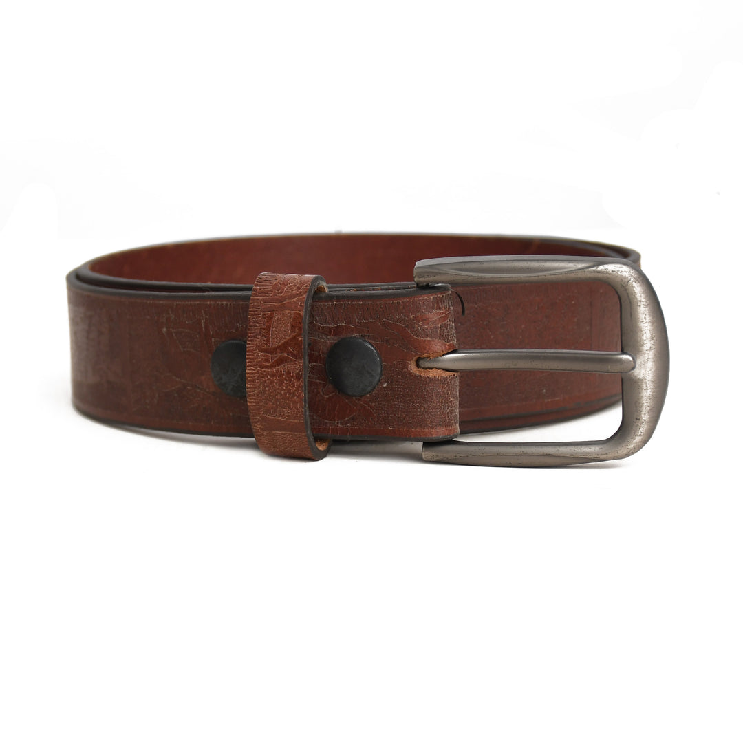 Premium Hand Made Genuine Leather Vintage Textured Belt