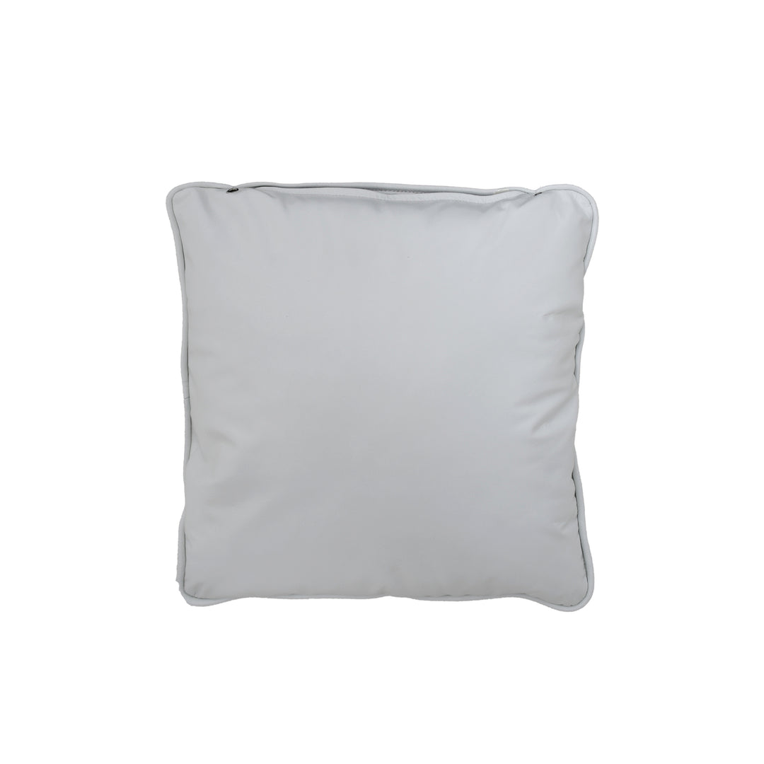 White pillow on a white background