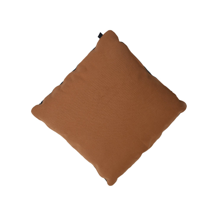 Brown pillow on a white background
