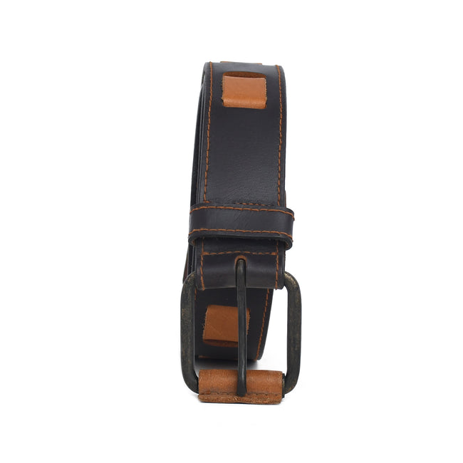 Premium Handmade Genuine Leather Patchwork Stitch Belt for Men