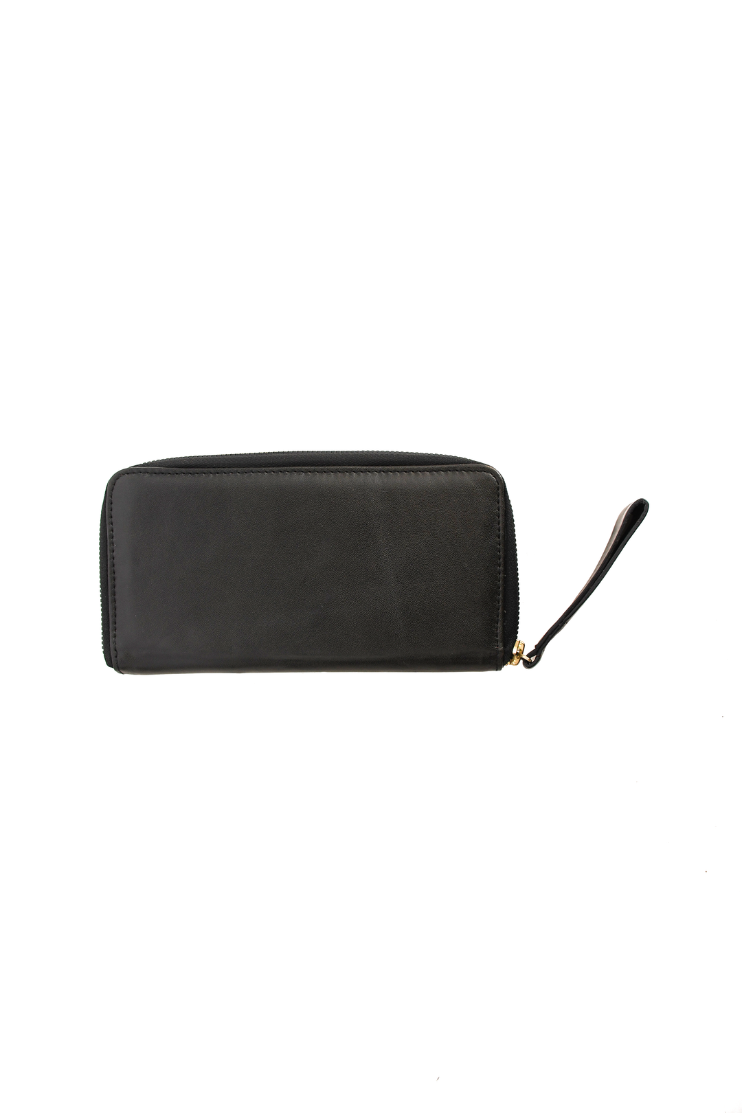Side view of a Ladies wallet on a white background