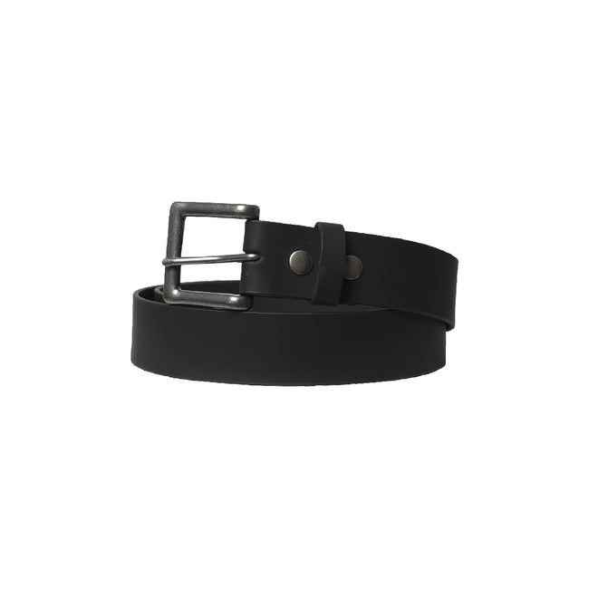 Premium Handmade Genuine Leather Belt for Men – Classic Black with Metal Buckle