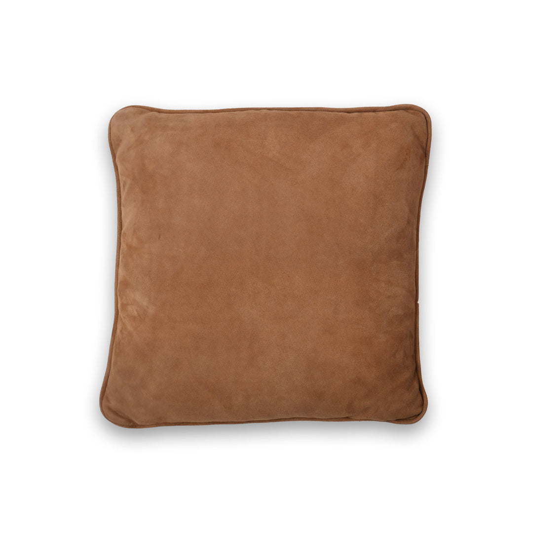 Brown pillow on a white background

