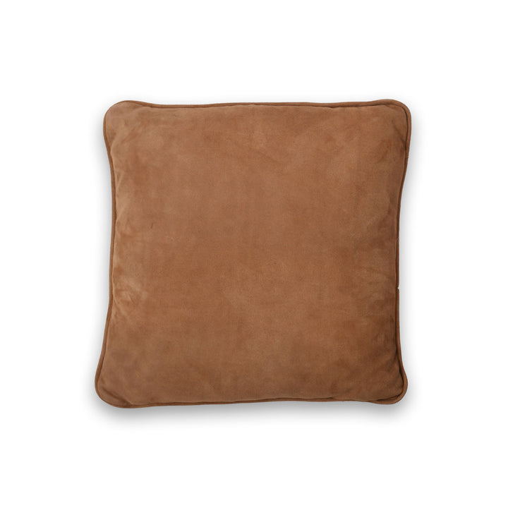 Brown pillow on a white background


